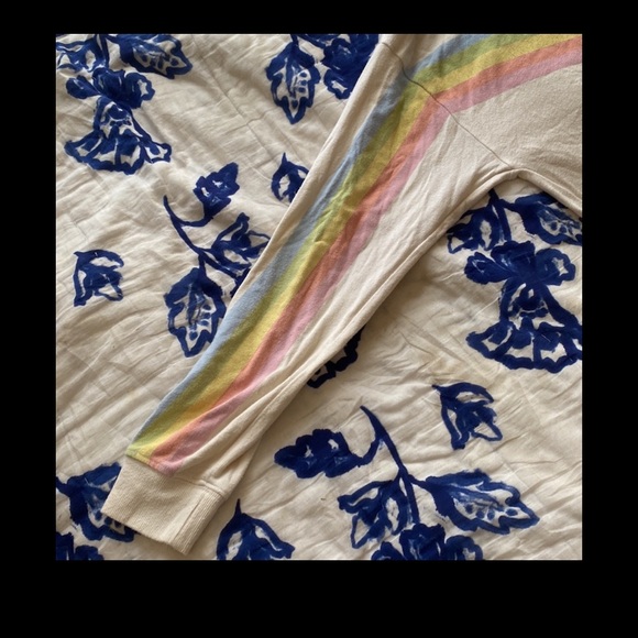 Spiritual Gangster Sweatshirt with Rainbow Stripes Size M - Picture 7 of 7